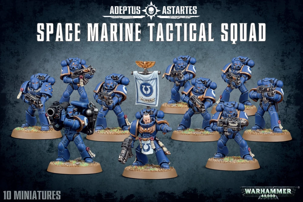 Space Marines Tactical Squad minifigurák