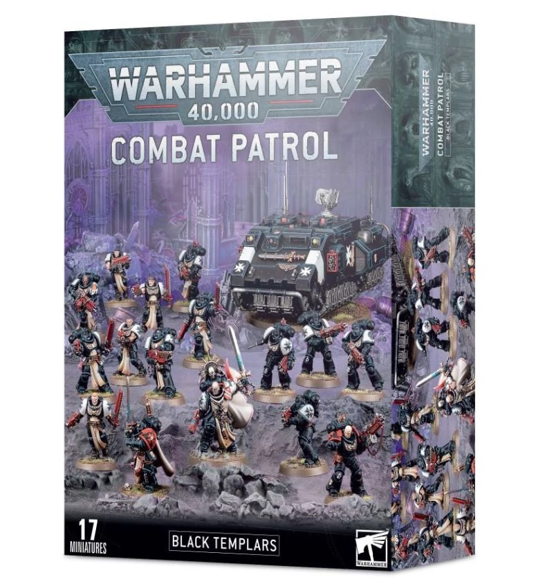 Warhammer 40000 Combat Patrol: Black Templars minifigurák