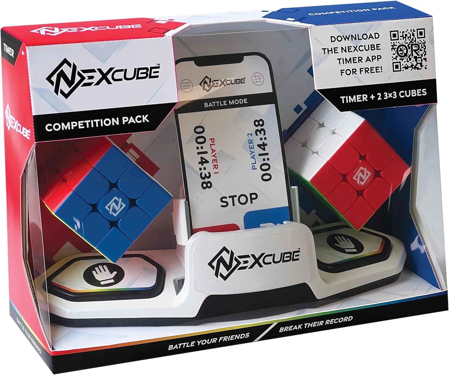 NexCube 3x3 kocka versenykészlet stopperrel