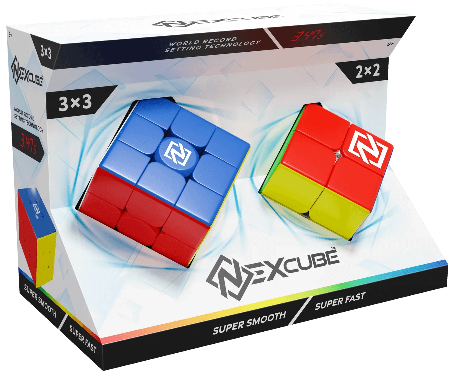 NexCube logikai játék csomag 3x3 és 2x2 kockával