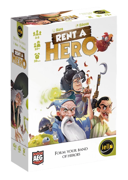 Iello RENT-A-HERO angol nyelvű társasjáték