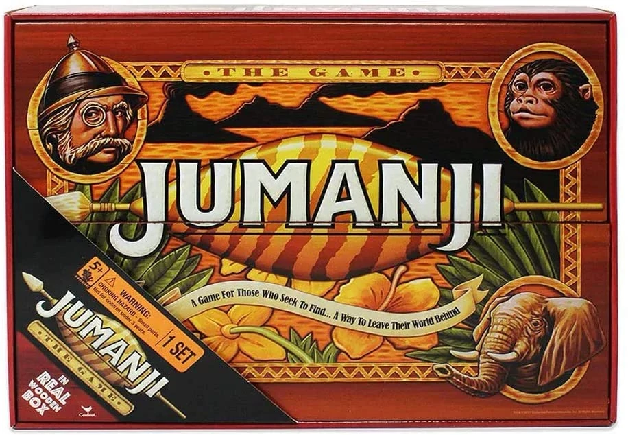 Jumanji társasjáték, fadobozos