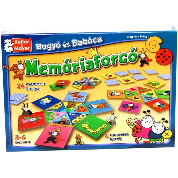 Bogyó és Babóca Memóriaforgó társasjáték