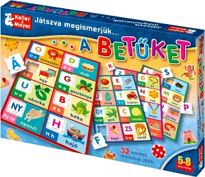 Játszva megismerjük a betűket társasjáték