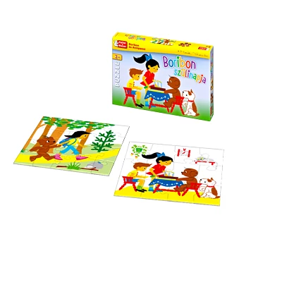 Boribon Szülinapja Puzzle (2 puzzle 12/24 darabos) társasjáték