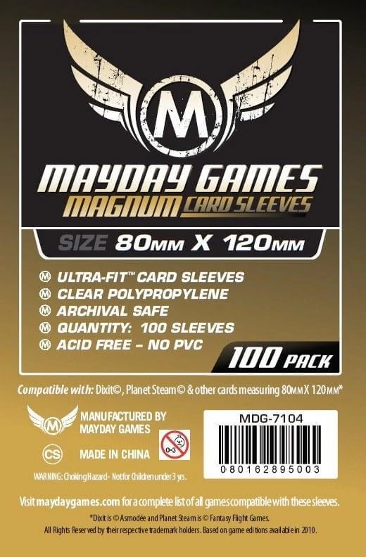 Mayday Games Magnum Gold kártyavédő 80 x 120 mm 