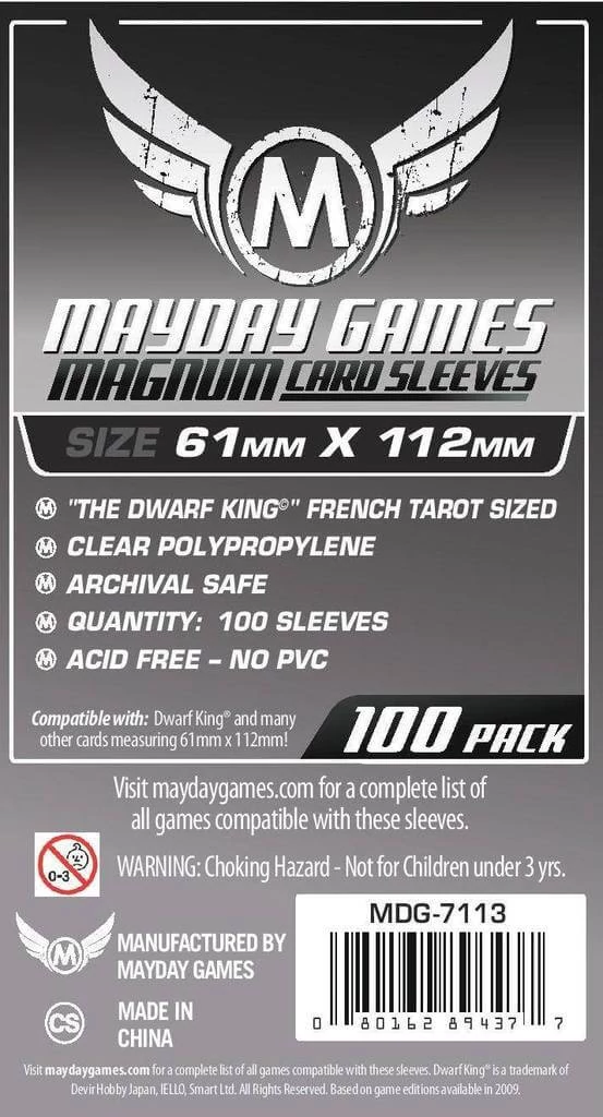 Mayday Games Magnum Platinum kártyavédő 61 x 112 mm 