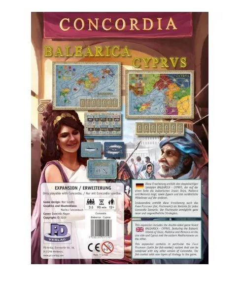 Concordia Balearica/Cyprus angol nyelvű társasjáték kiegészítő
