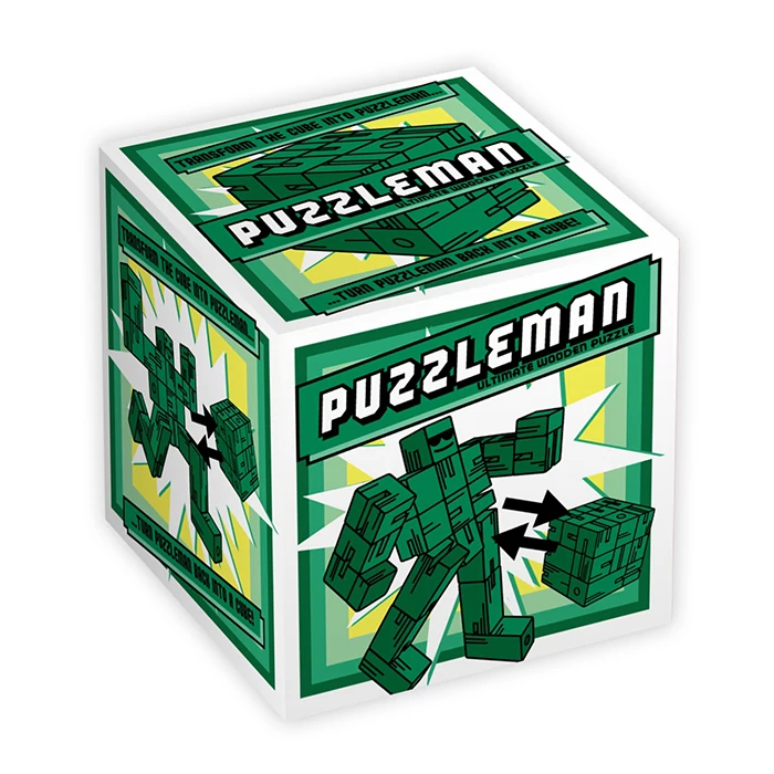 Puzzleman Professor Puzzle logikai játék, zöld