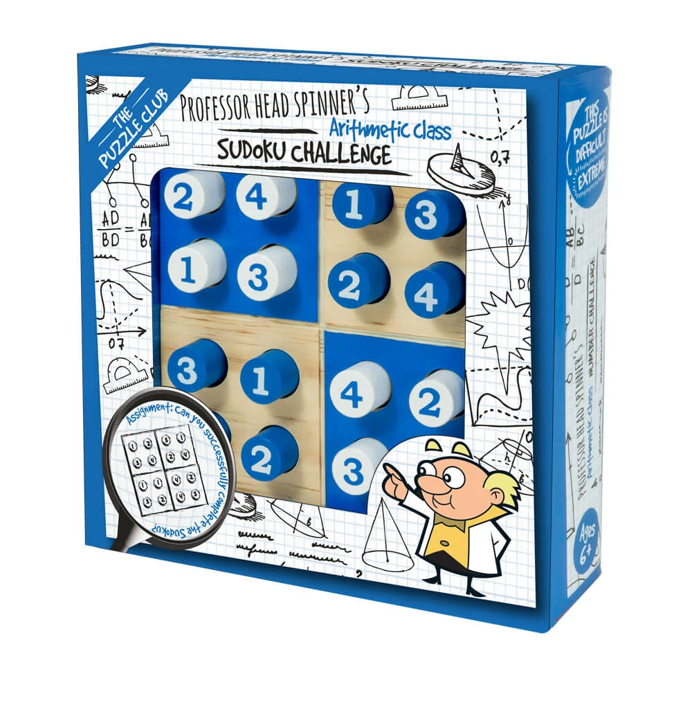 Professor Head Spinner's Sudoku Challenge logikai játék