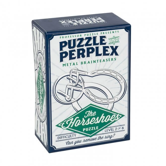 Professor Puzzle The Horseshoes fém ördöglakat