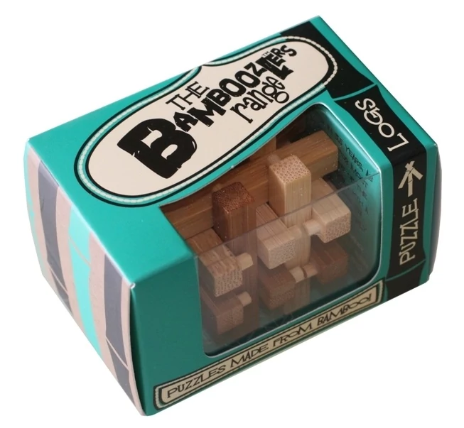 Logs mini Professor Puzzle bambusz ördöglakat