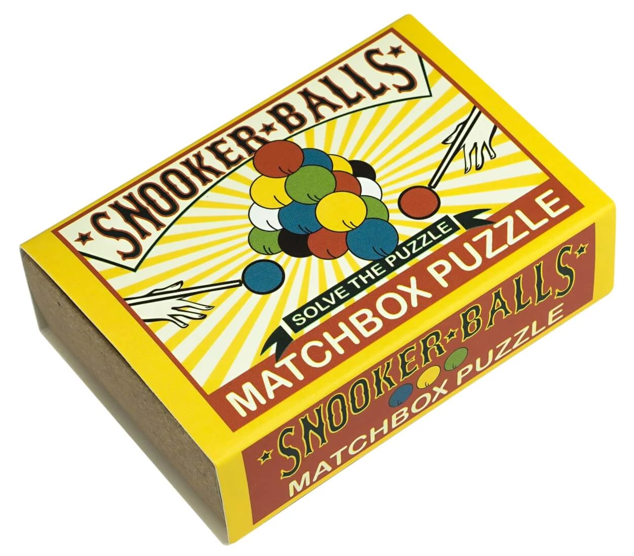 Snooker Balls Matchbox Professor Puzzle ördöglakat