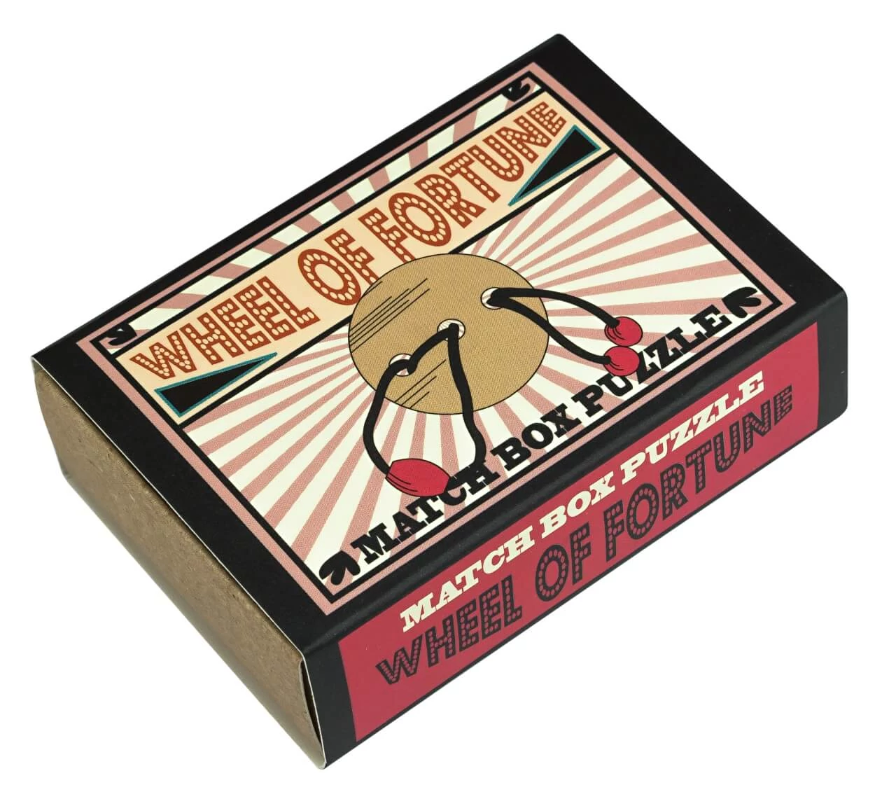 Wheel of Fortune Matchbox Professor Puzzle ördöglakat