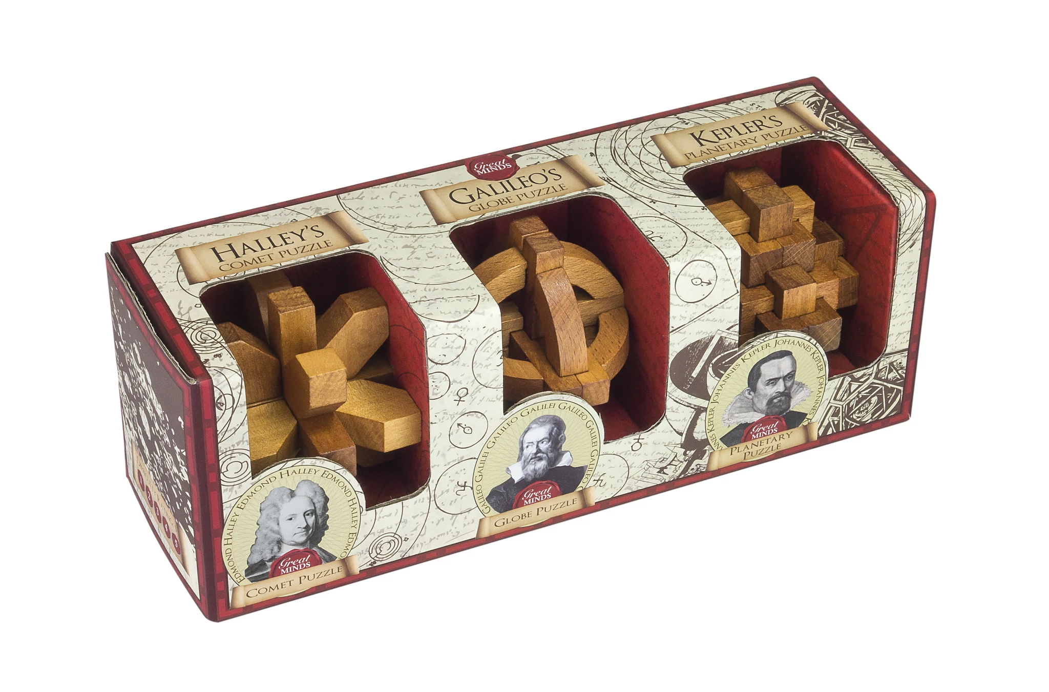 Nagy Elmék - Halley, Galileo és Kepler ördöglakat szett