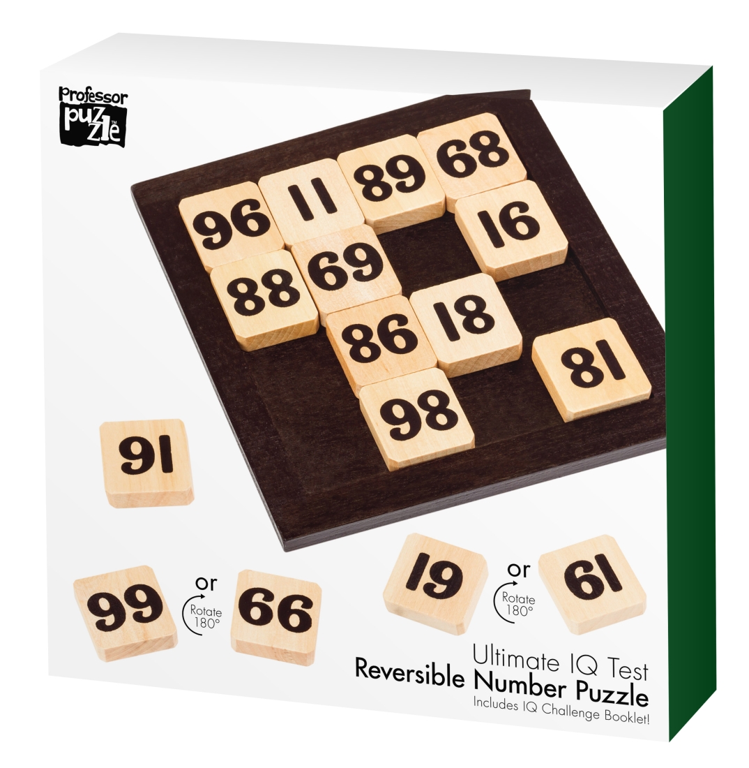 Reversible Number Puzzle Professor Puzzle fa logikai játék