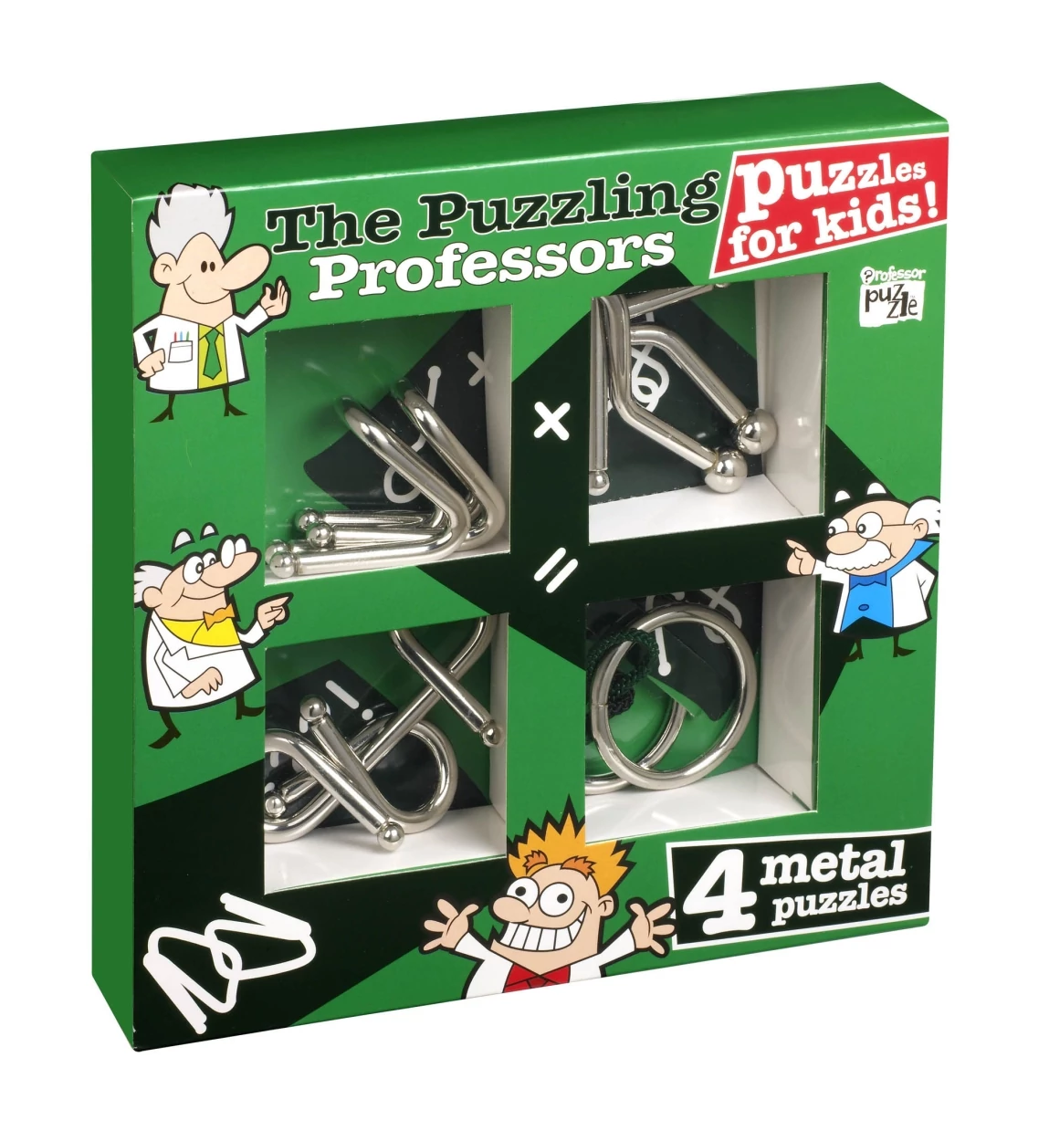 Ördöglakat szett gyerekeknek Professor Puzzle, fém