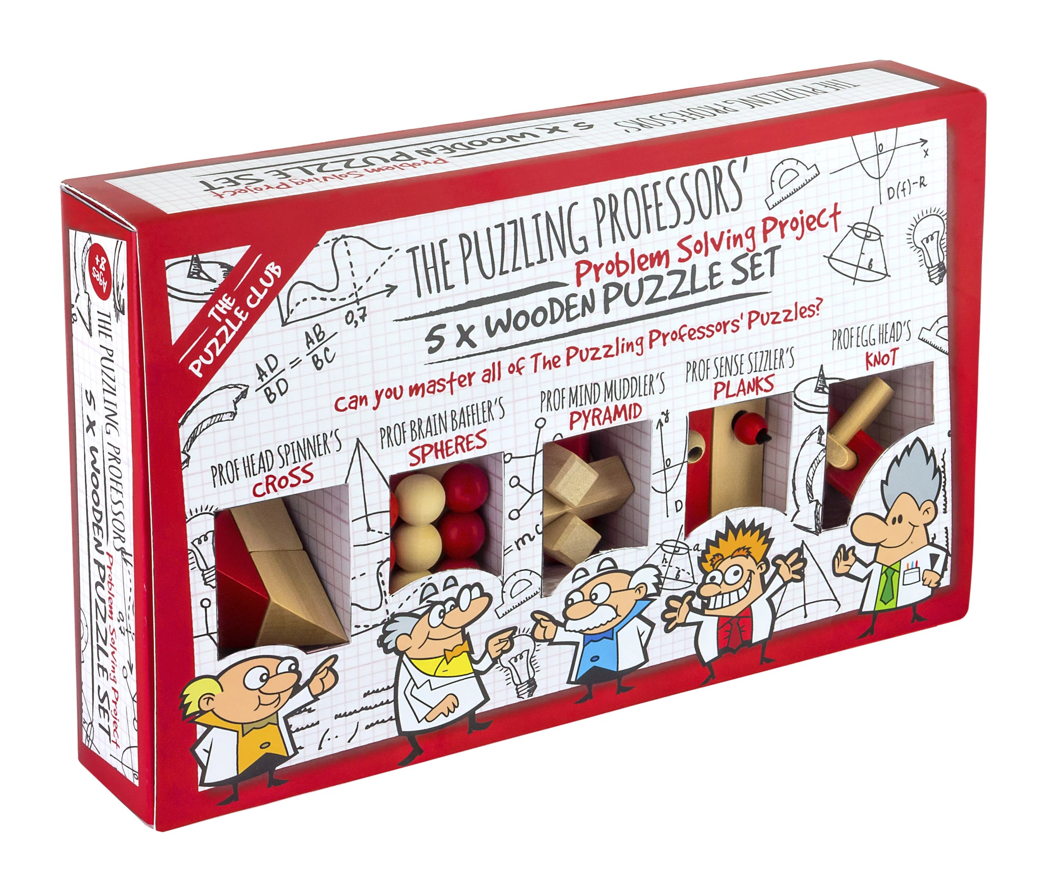 Puzzling Professor 5db-os fa Puzzle szett