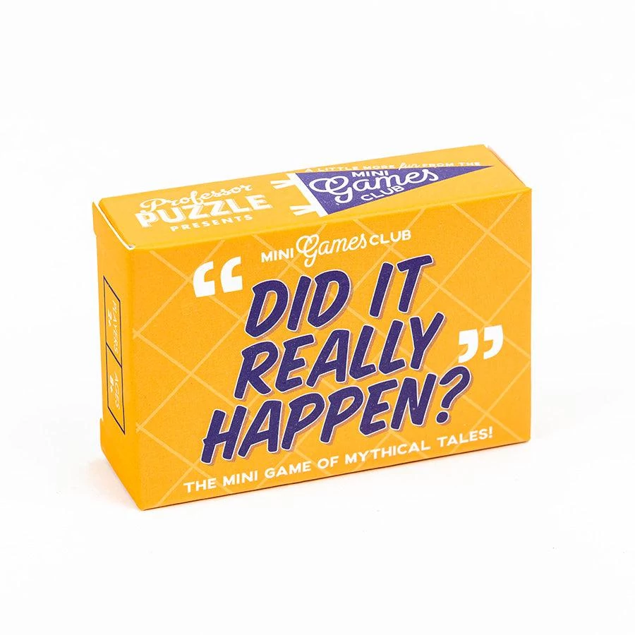 Matchbox kártyajáték -  Did it really happen ?, angol