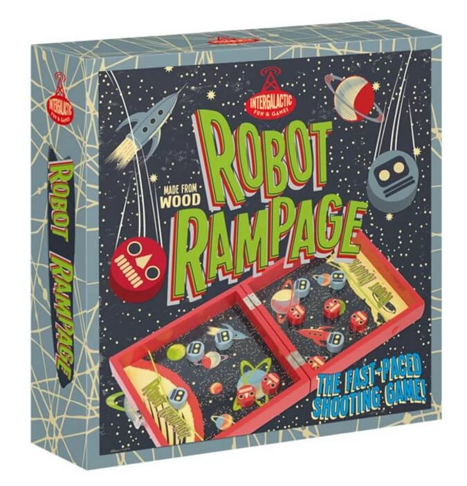 Intergalactic puzzle Tomboló Robotok logikai játék