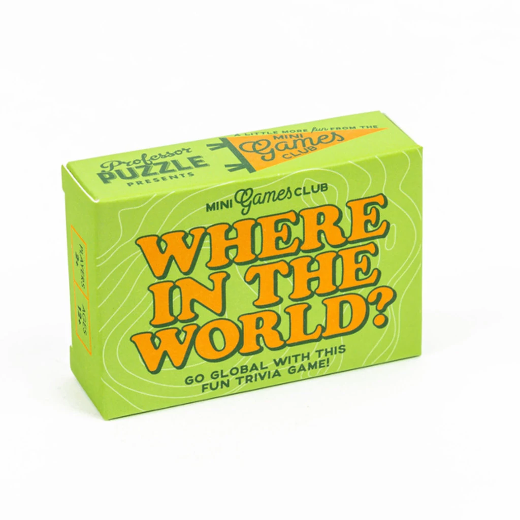 Matchbox angol nyelvű kártyajáték -Where in the world