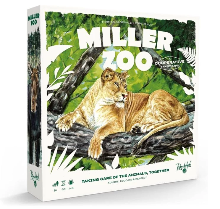 Miller Zoo társasjáték, angol nyelvű