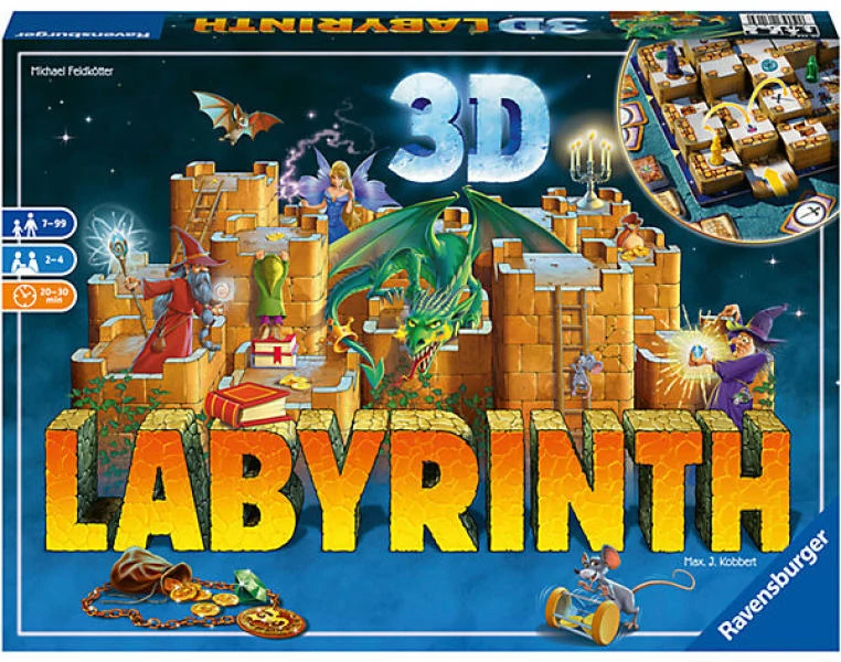 Ravensburger Labirintus 3D társasjáték