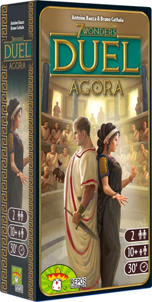 7 Wonders Duel társasjáték Agora kiegészítő, angol nyelvű