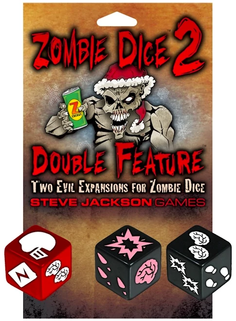 Zombie Dice 2 Double Feature angol nyelvű társasjáték