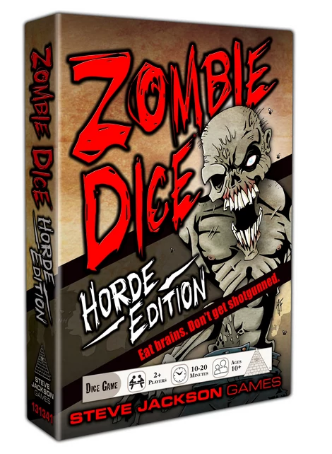 Zombie Dice Horde Edition társasjáték, angol nyelvű