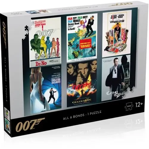 007 James Bond Movie poster 1000 db puzzle